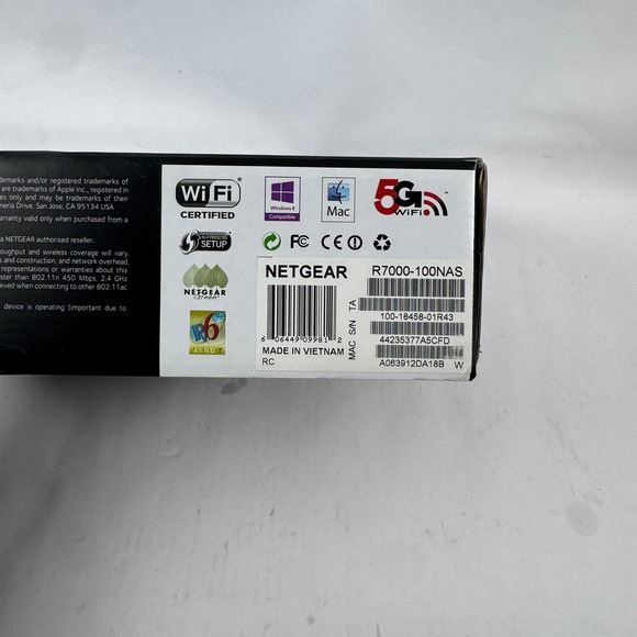 NETGEAR Nighthawk R7000 AC1900 Smart WiFi Router Complete In Box - Picture 2 of 6